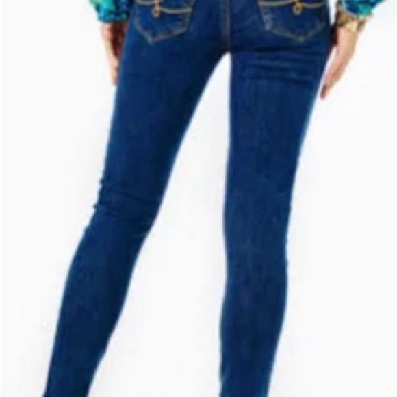 Lily Pulitzer Eagan Super Skinny  Jeans- Bennet Wash-NWT - Picture 2 of 15